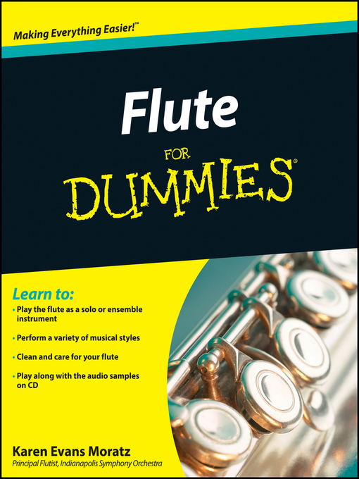 Title details for Flute For Dummies by Karen Evans Moratz - Available
